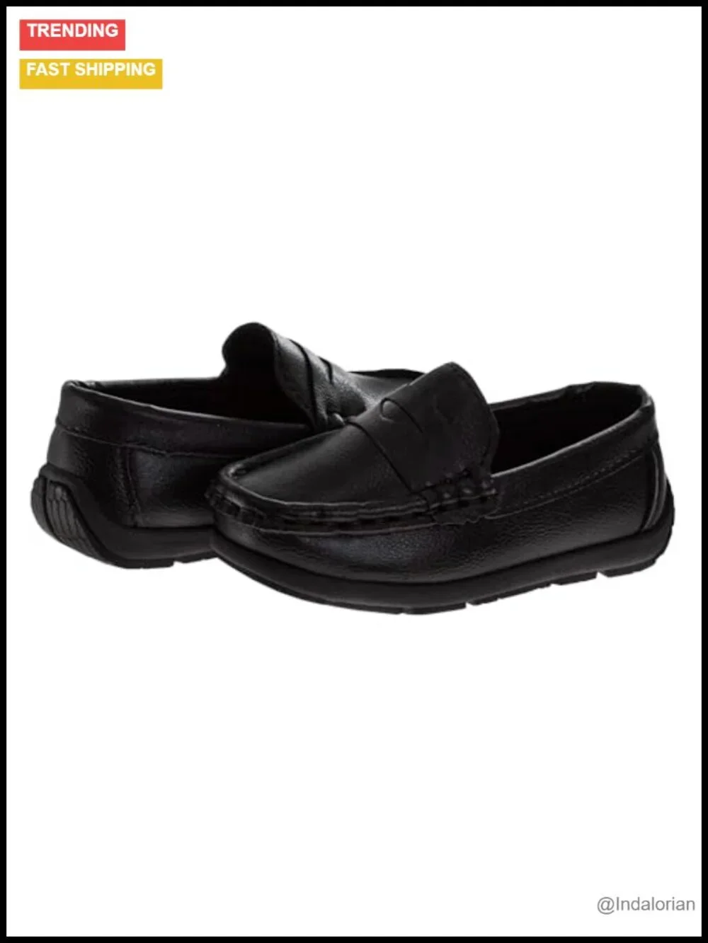 Boys Dress Shoes Slip On Loafers Penny Loafers School Uniform Shoes Faux Leather